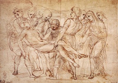 Study for the Entombment by Raffaello Sanzio Raphael